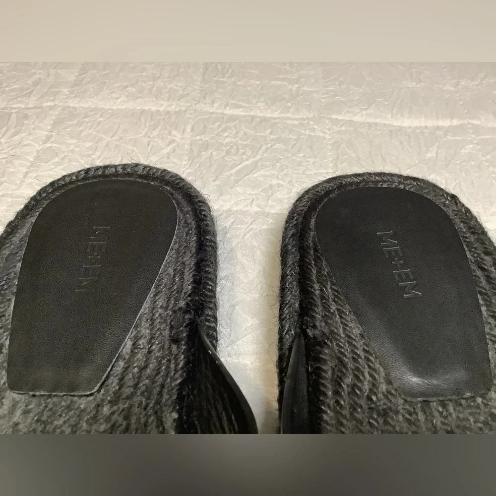 ME + EM leather Slides Size 38 New